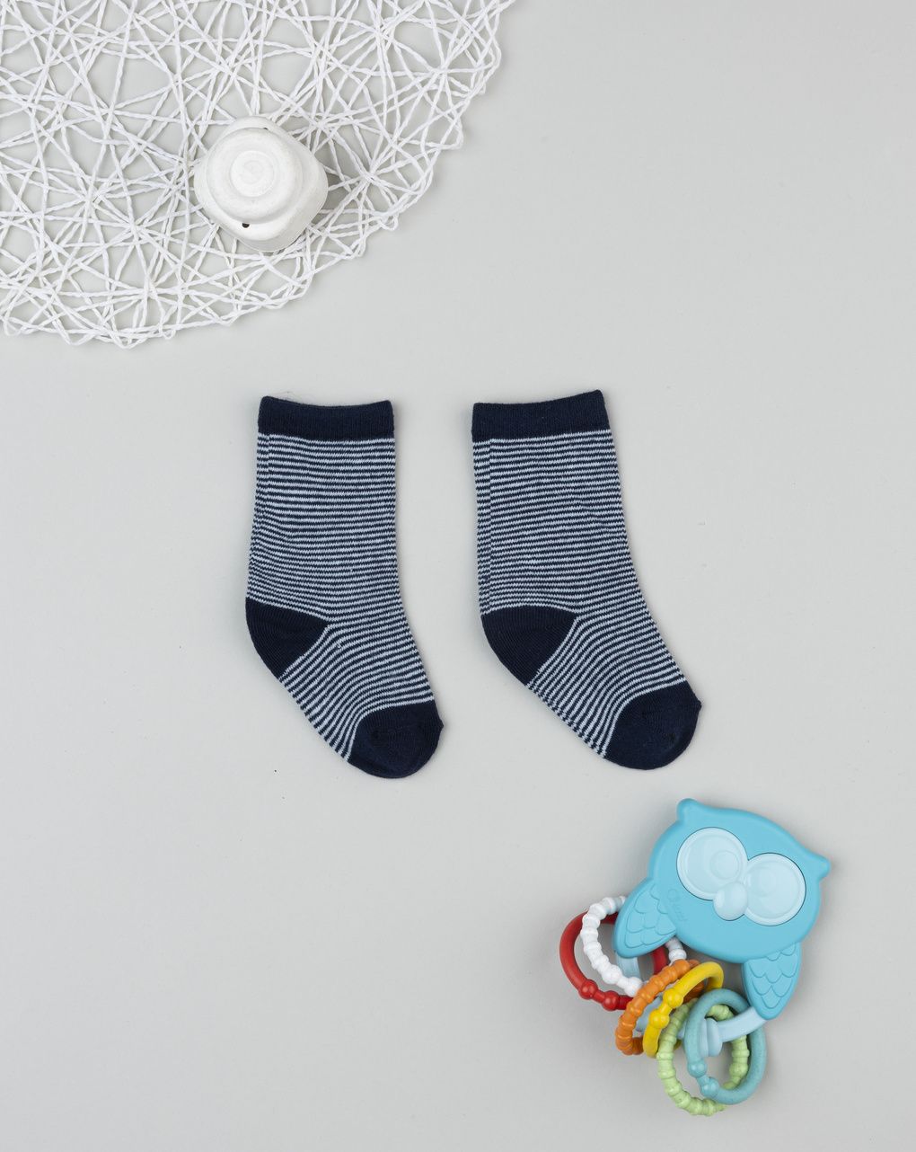 Gambaletti righe blu bambino