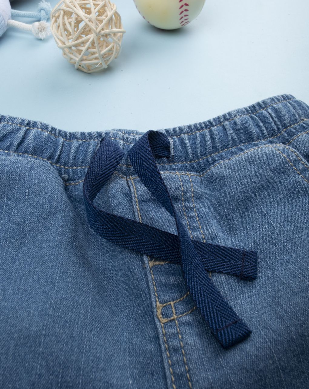 Pantaloni denim bimbo disney topolino