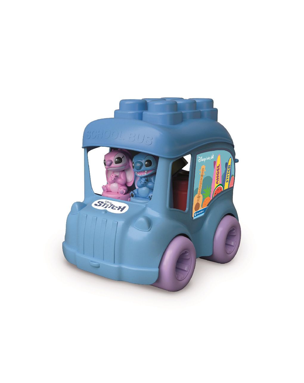 Disney baby stitch activity bus- 12m+ - clementoni