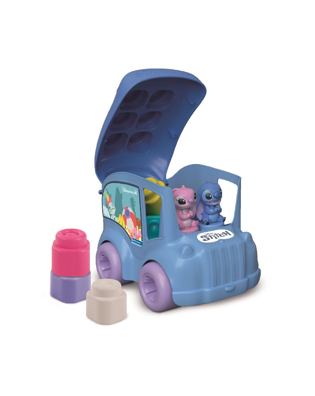 Disney baby stitch activity bus- 12m+ - clementoni