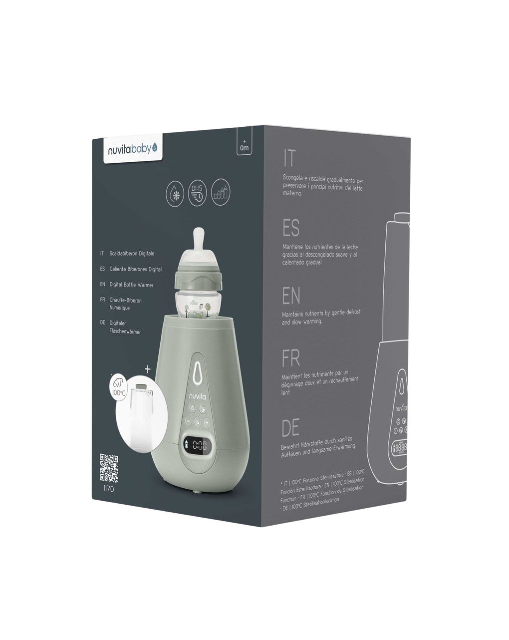 Scaldabiberon e sterilizzatore ultraveloce - nuvita