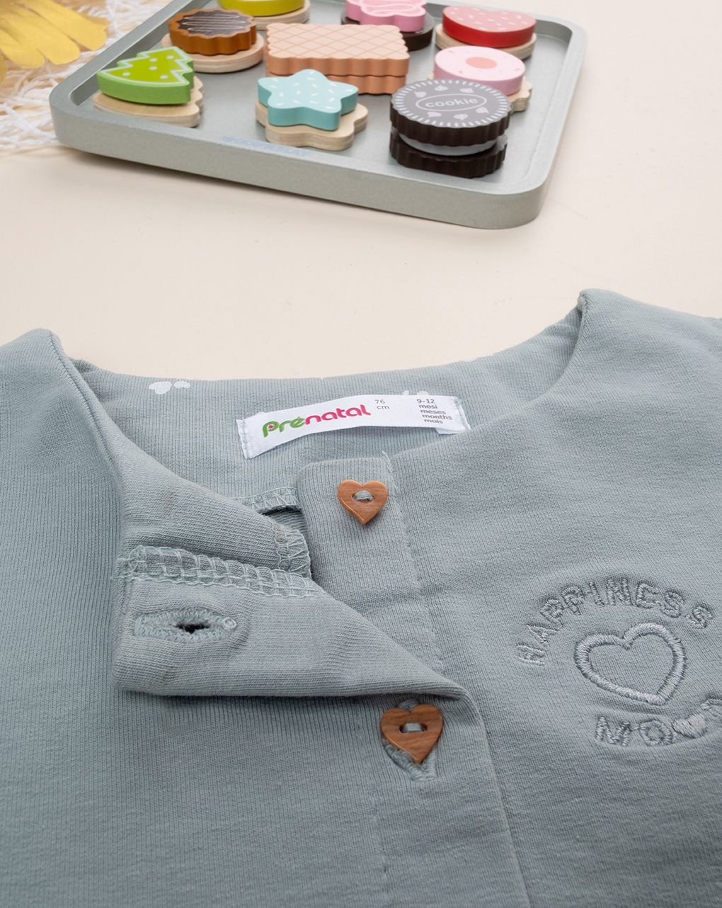 Cardigan bimba verde