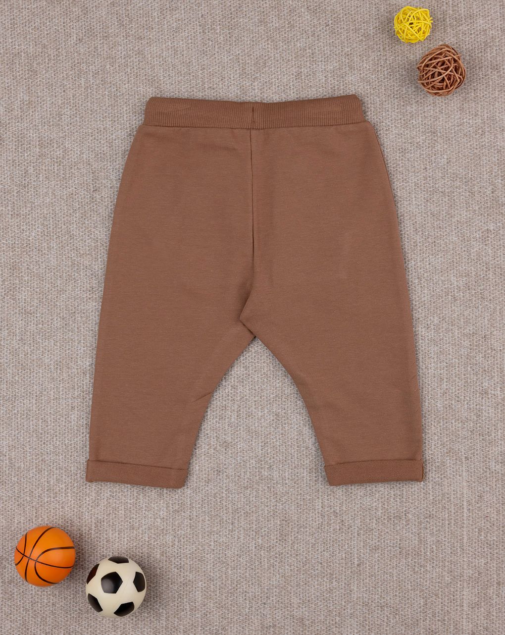 Pantaloni bimbo marroni tascona