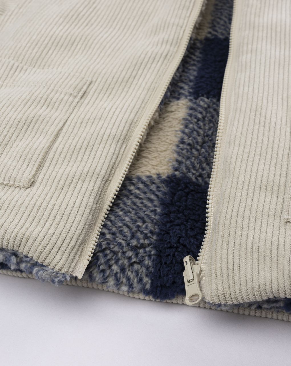 Giacca reversibile bimbo beige