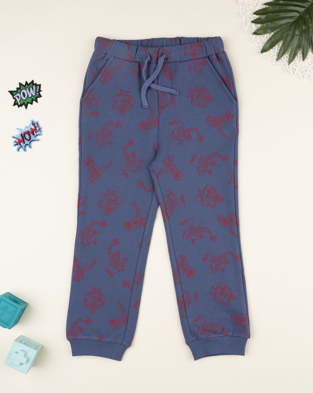 Pantalone bimbo blu spiderman