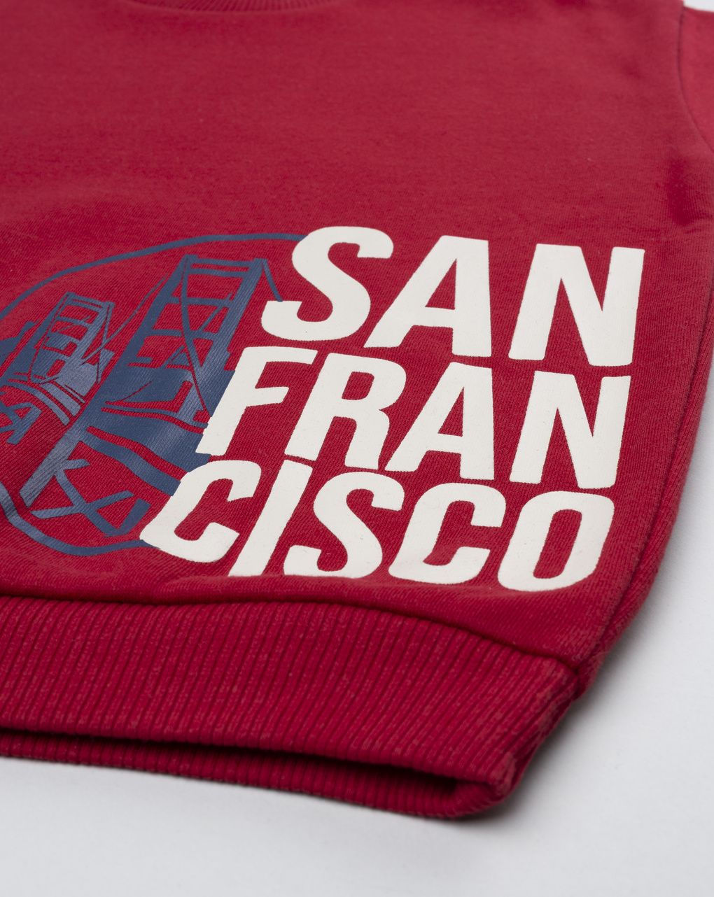 Felpa bimbo bordeaux san francisco