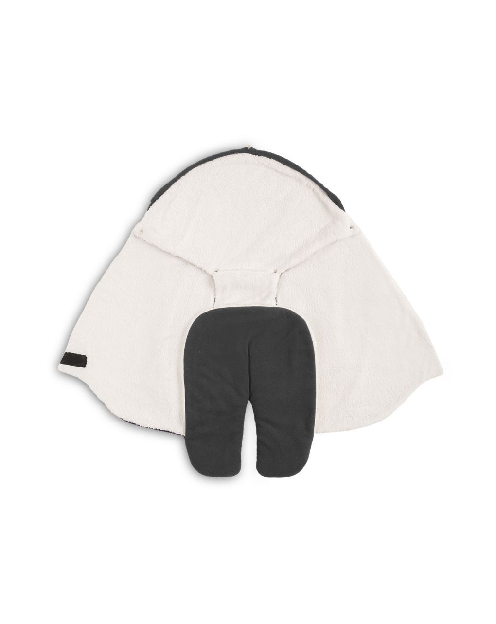 Sacco universale moovo per seggiolini junior cuddle antracite/panna - sacco morbido 0-10 mesi - nuvita