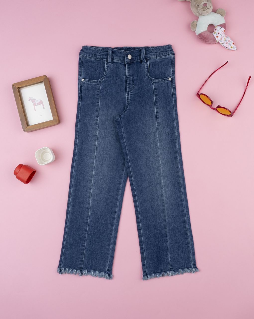 Pantapalazzo denim bambina