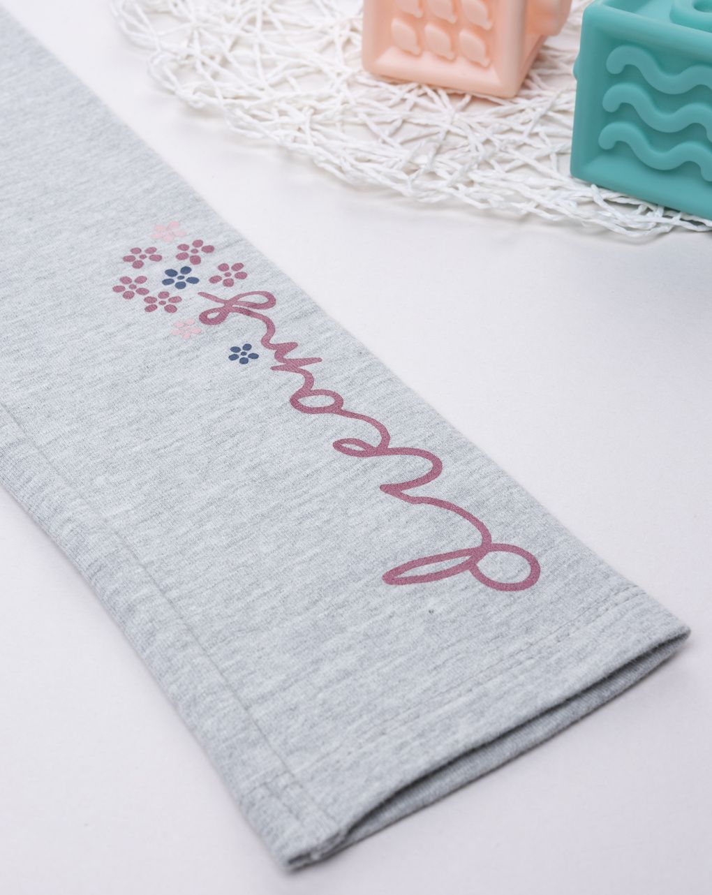 Legging bimba grigio
