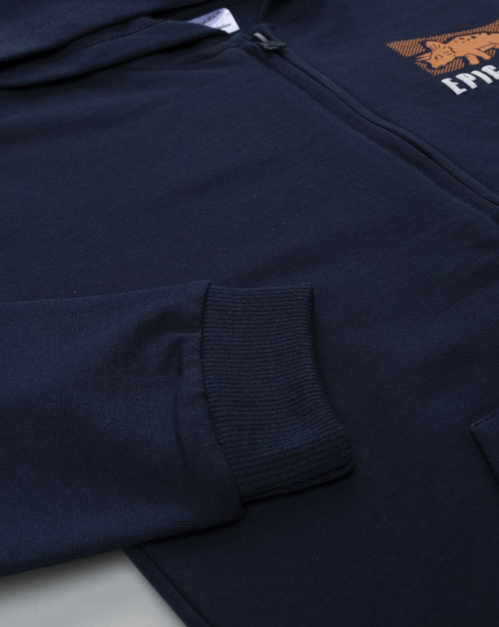 Felpa bimbo blu stampa rilievo