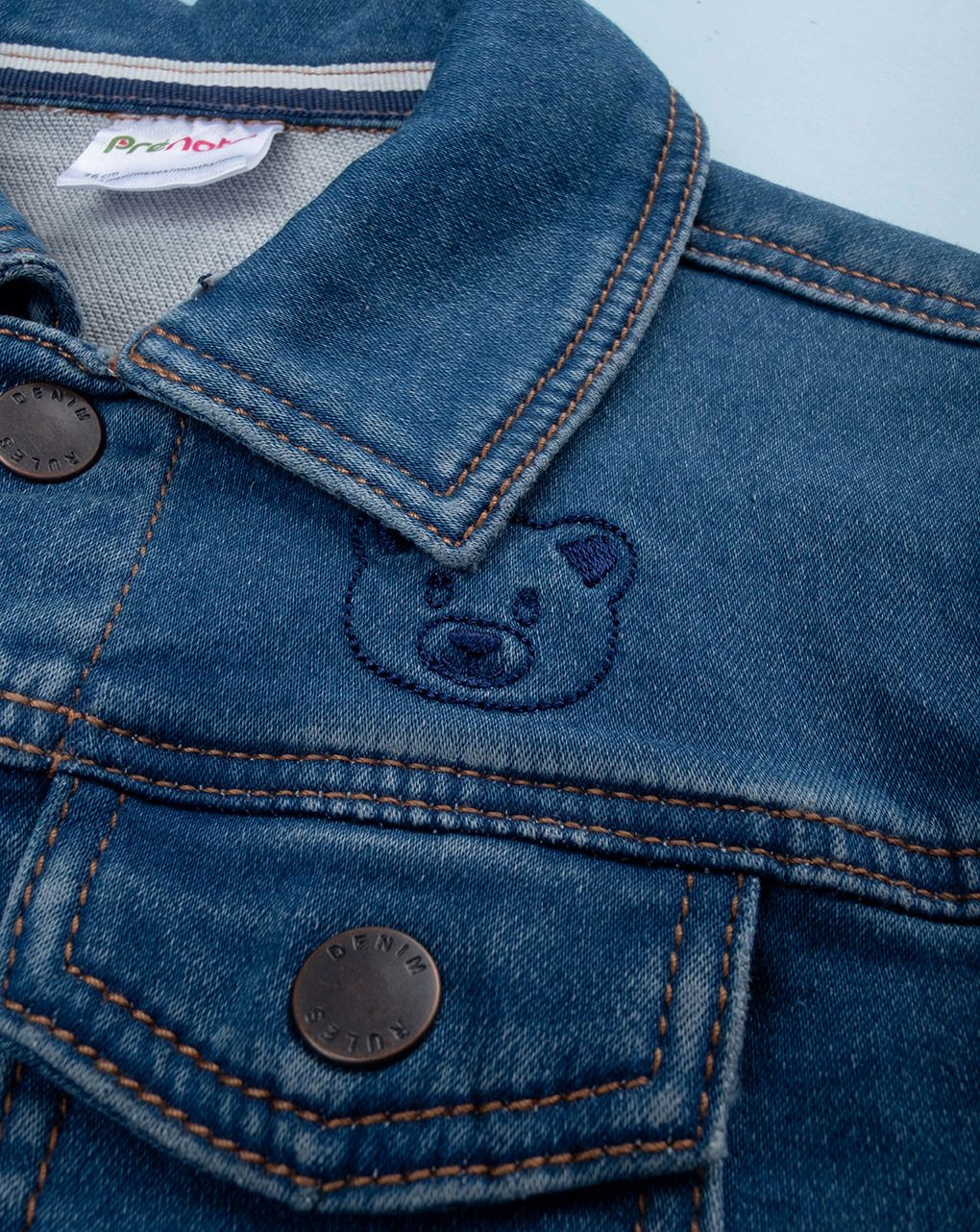 Giubbino bimbo denim chiaro