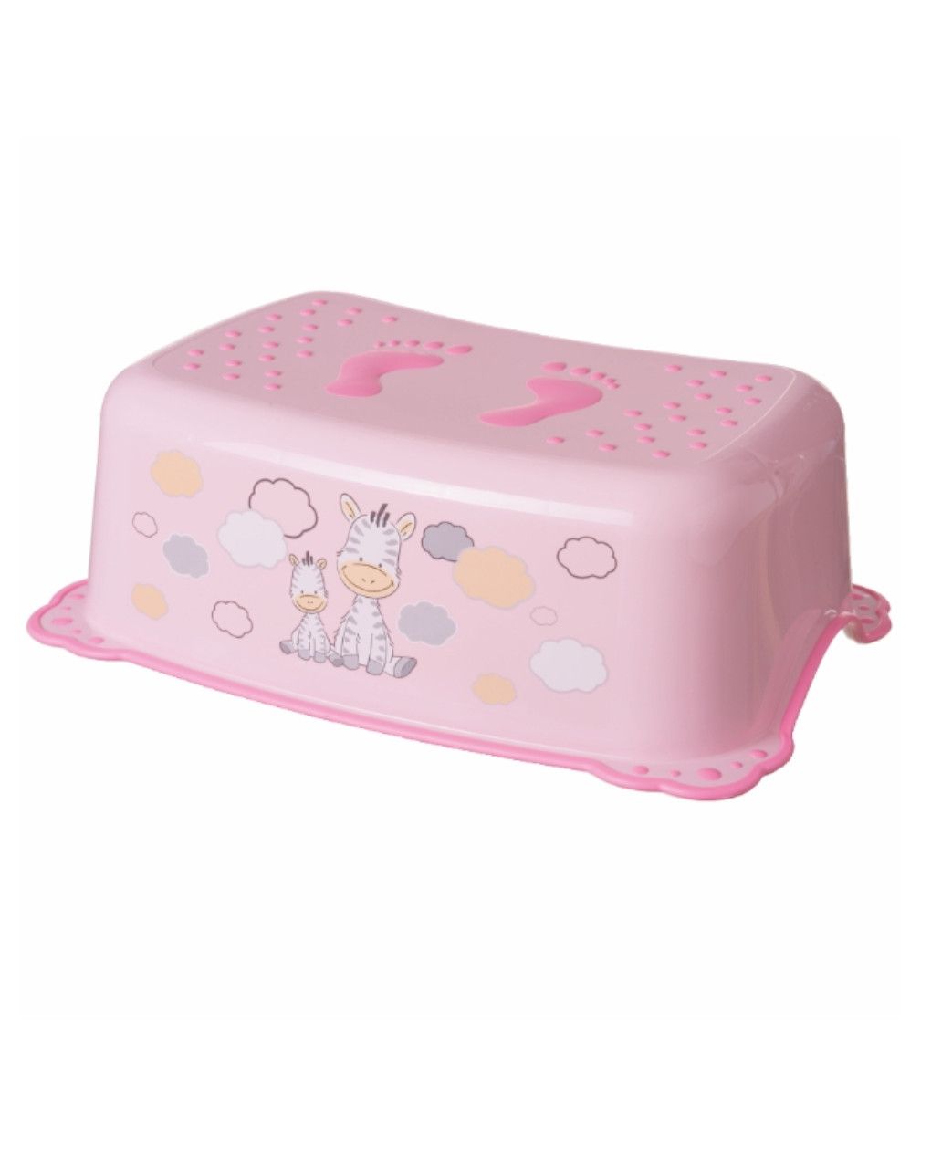 Pedana bagno basic zebra rosa - giordani