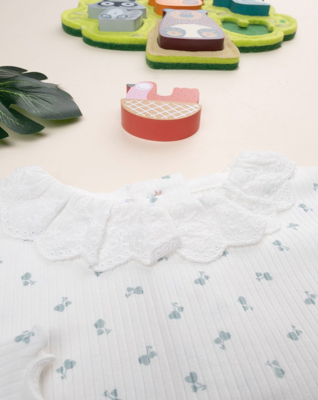 Body bimba bianco stampato