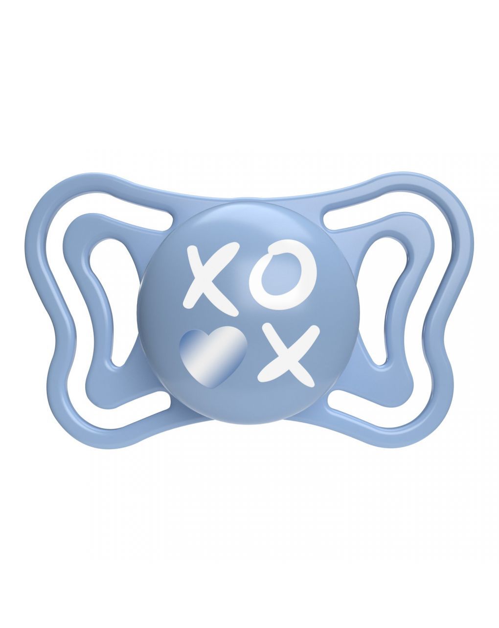 2 succhietti physio light silicone 6-16m azzurro – chicco