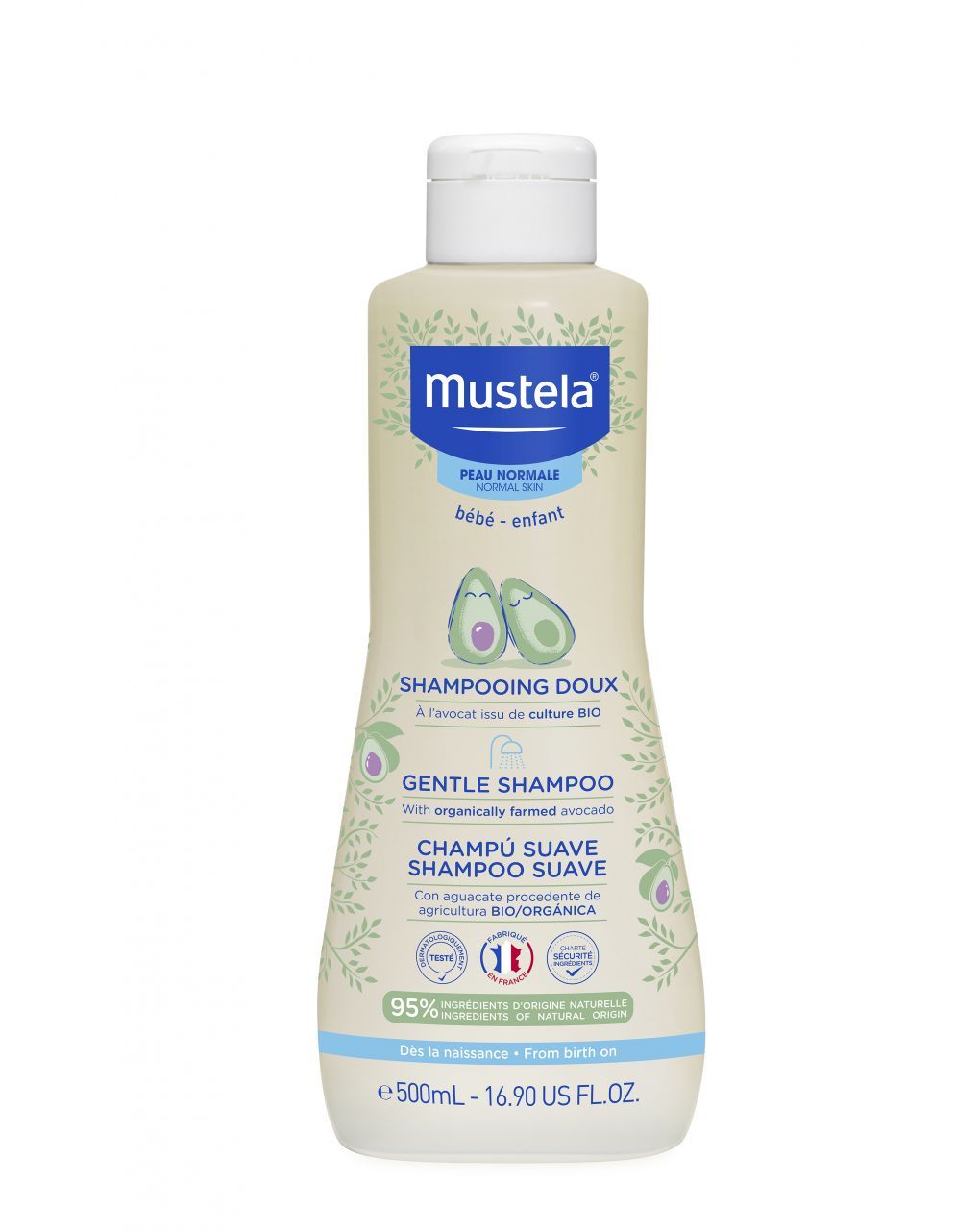 Shampoo dolce 500ml - mustela