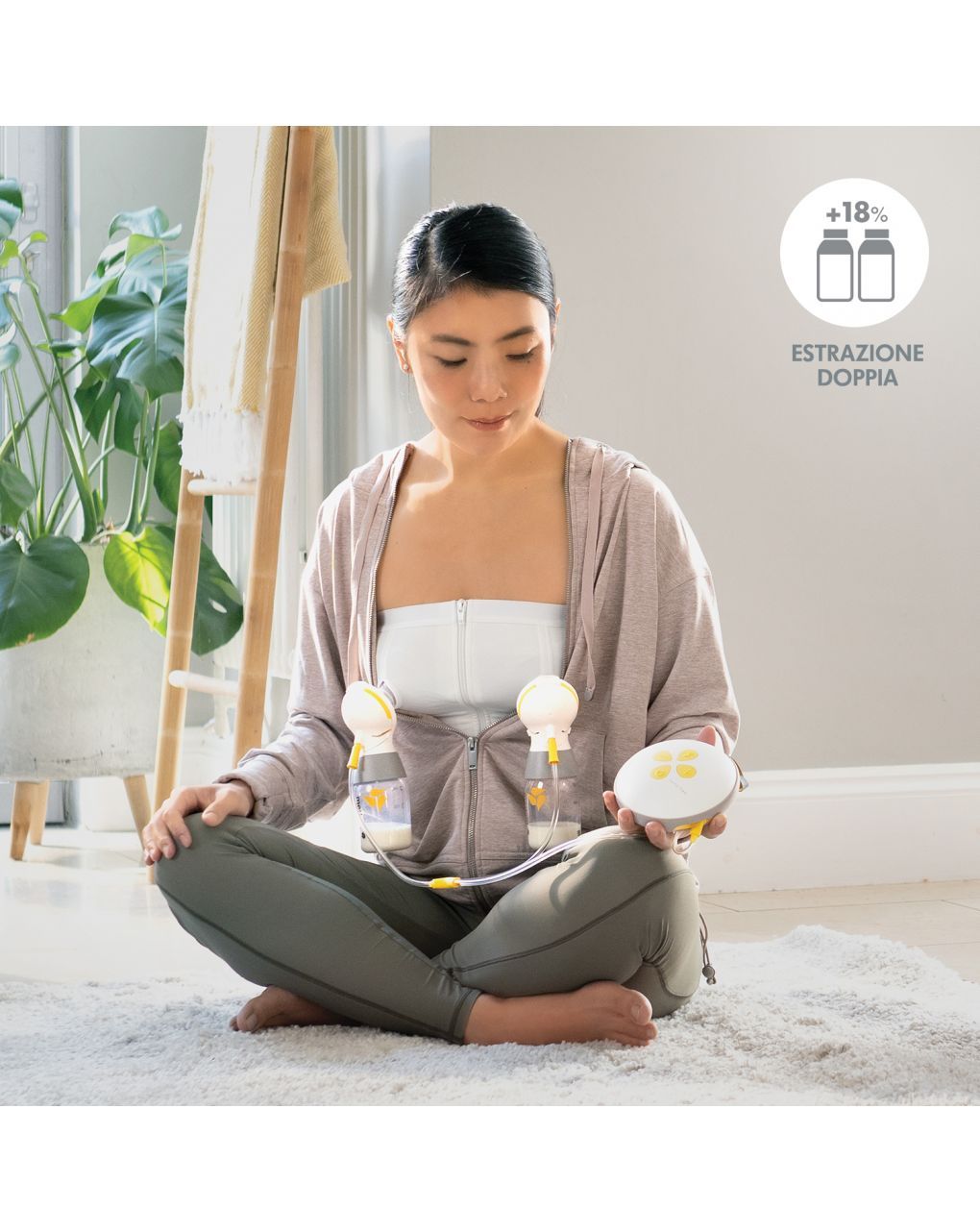 Tiralatte elettrico doppio swing maxi - medela