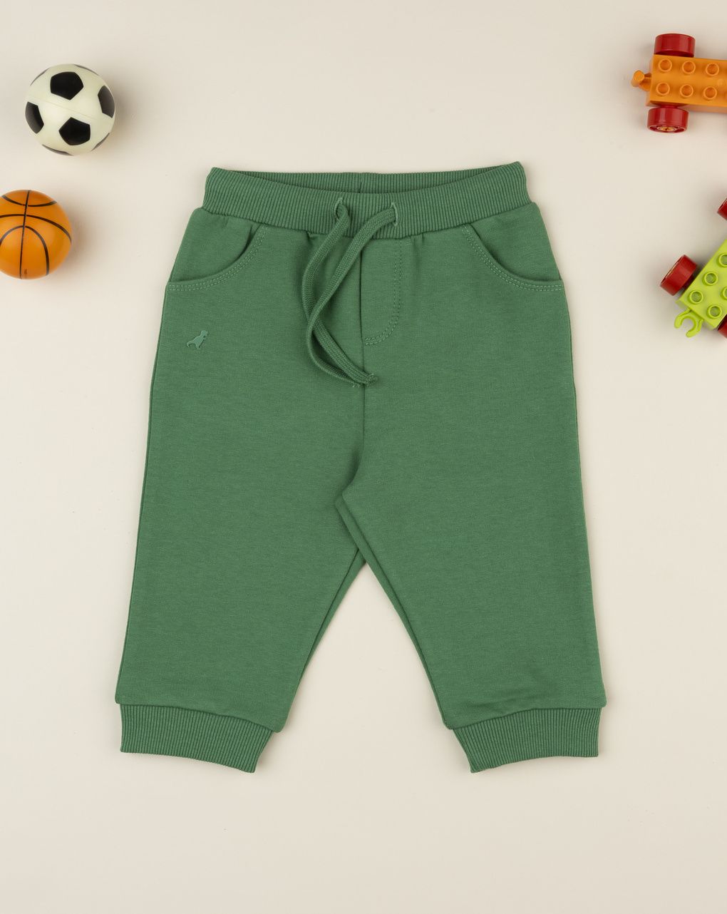 Pantalone bimbo verde