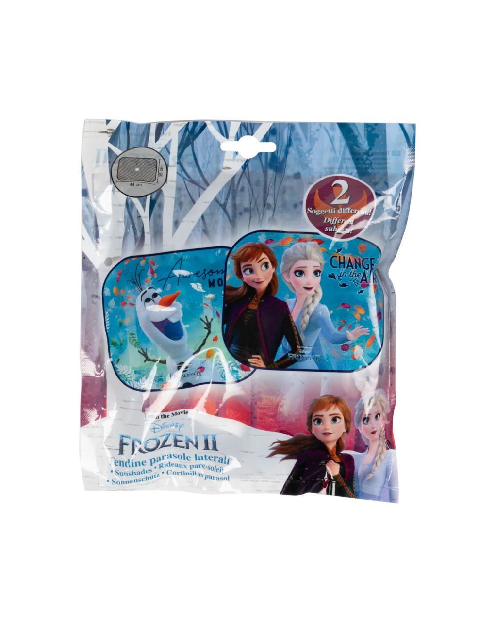 Coppia tendine laterali parasole 2pz frozen 2 - disney