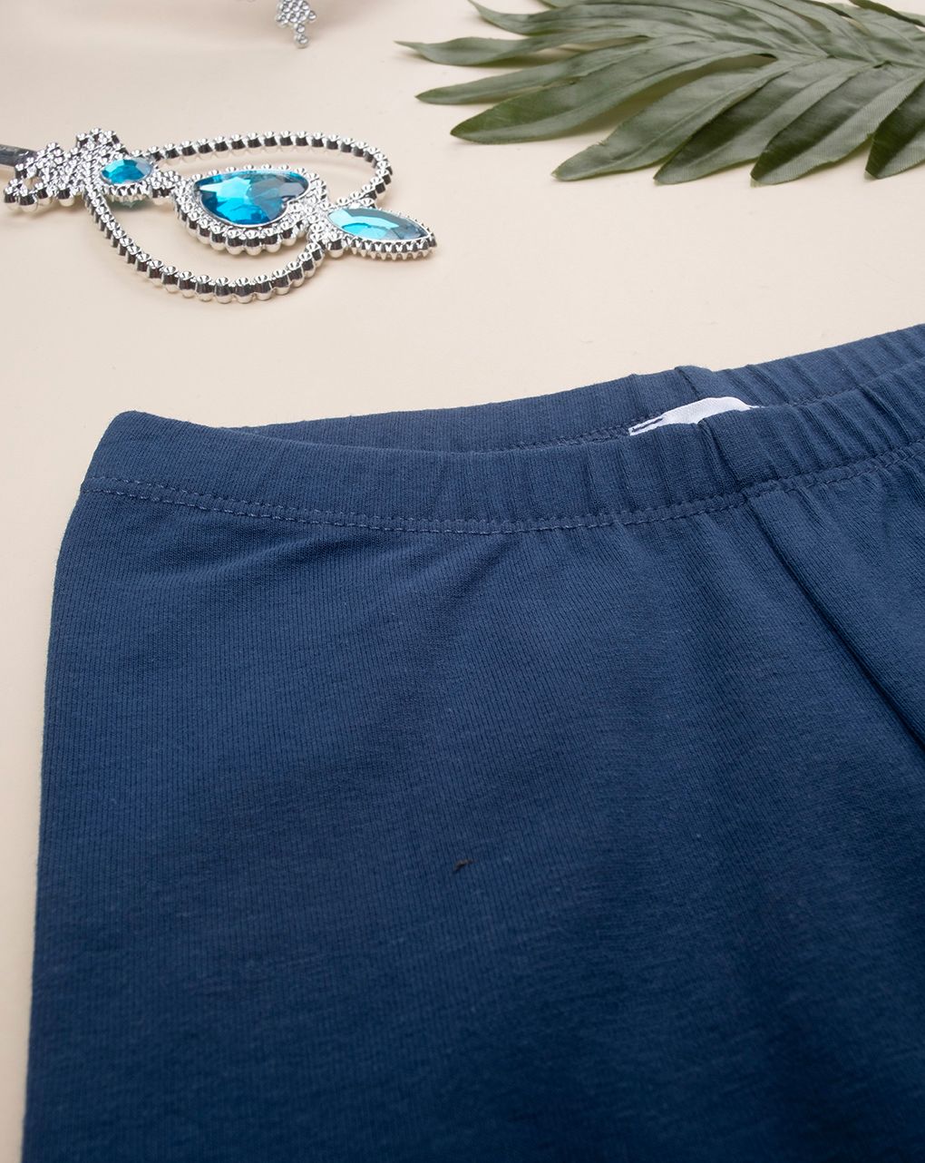Legging bimba blu