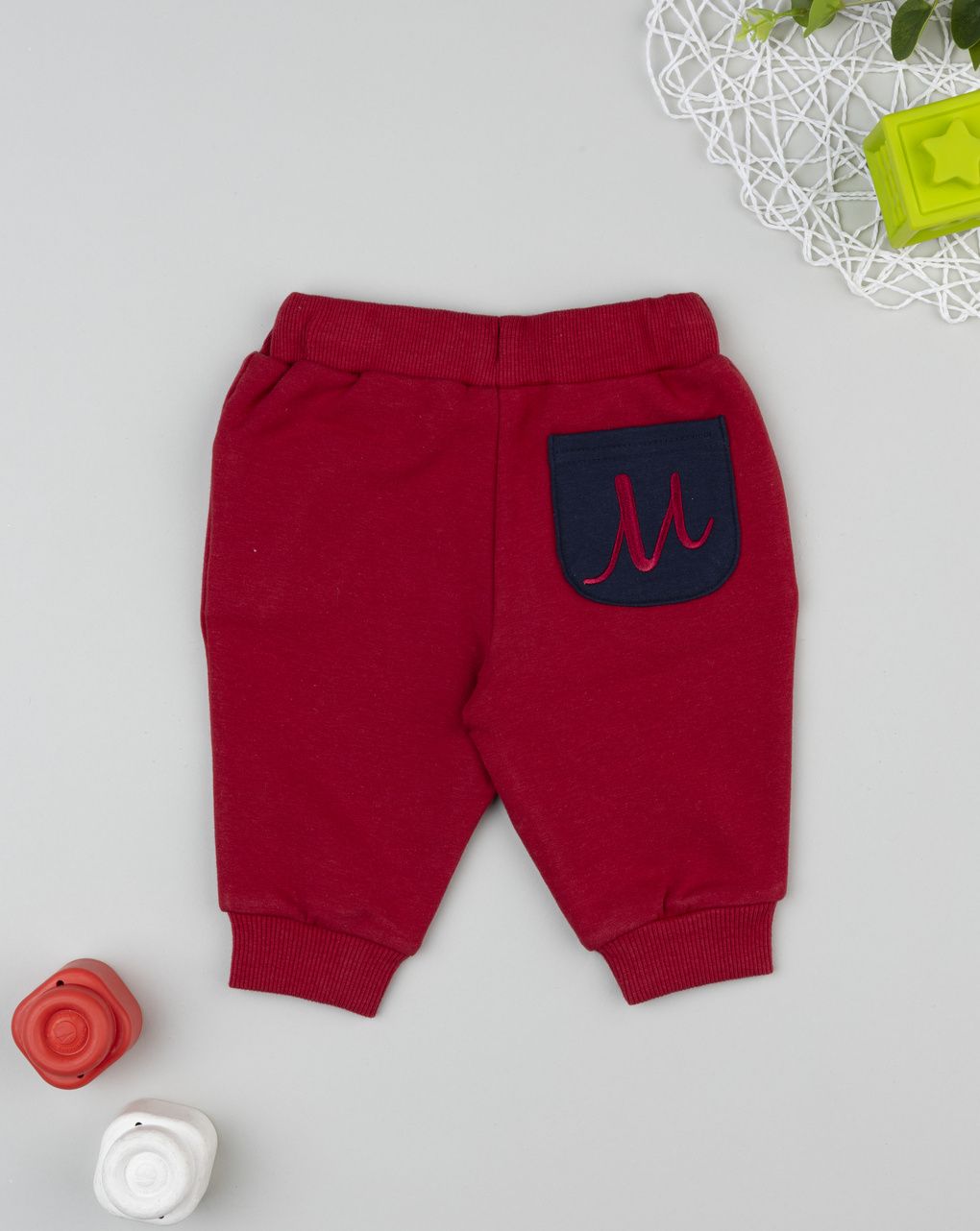 Pantaloni bordeaux bimbo topolino