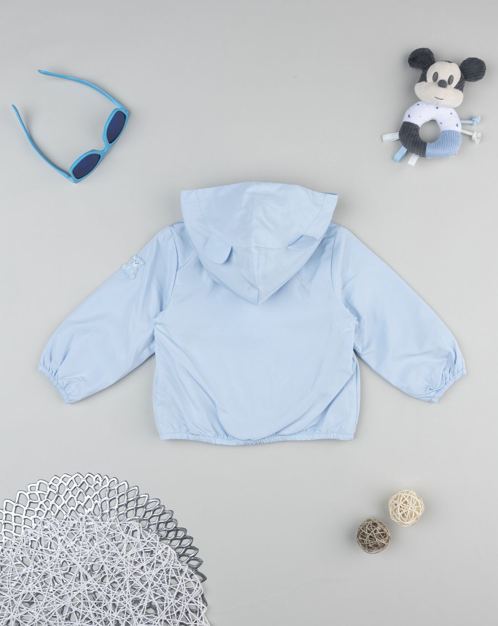 Giacca orsetto bimbo azzurra