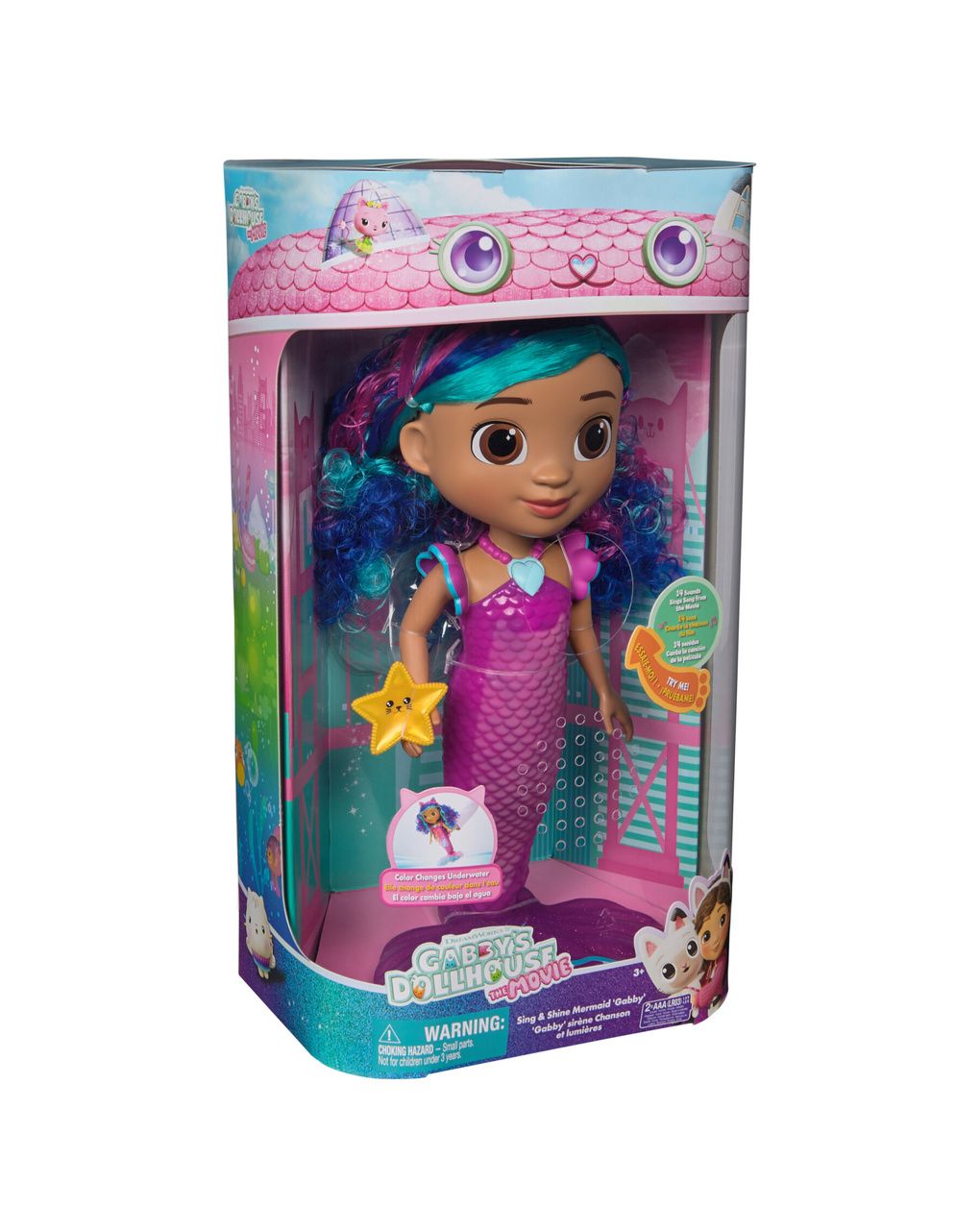 Sirena interattiva - 3+ - gabby's dollhouse