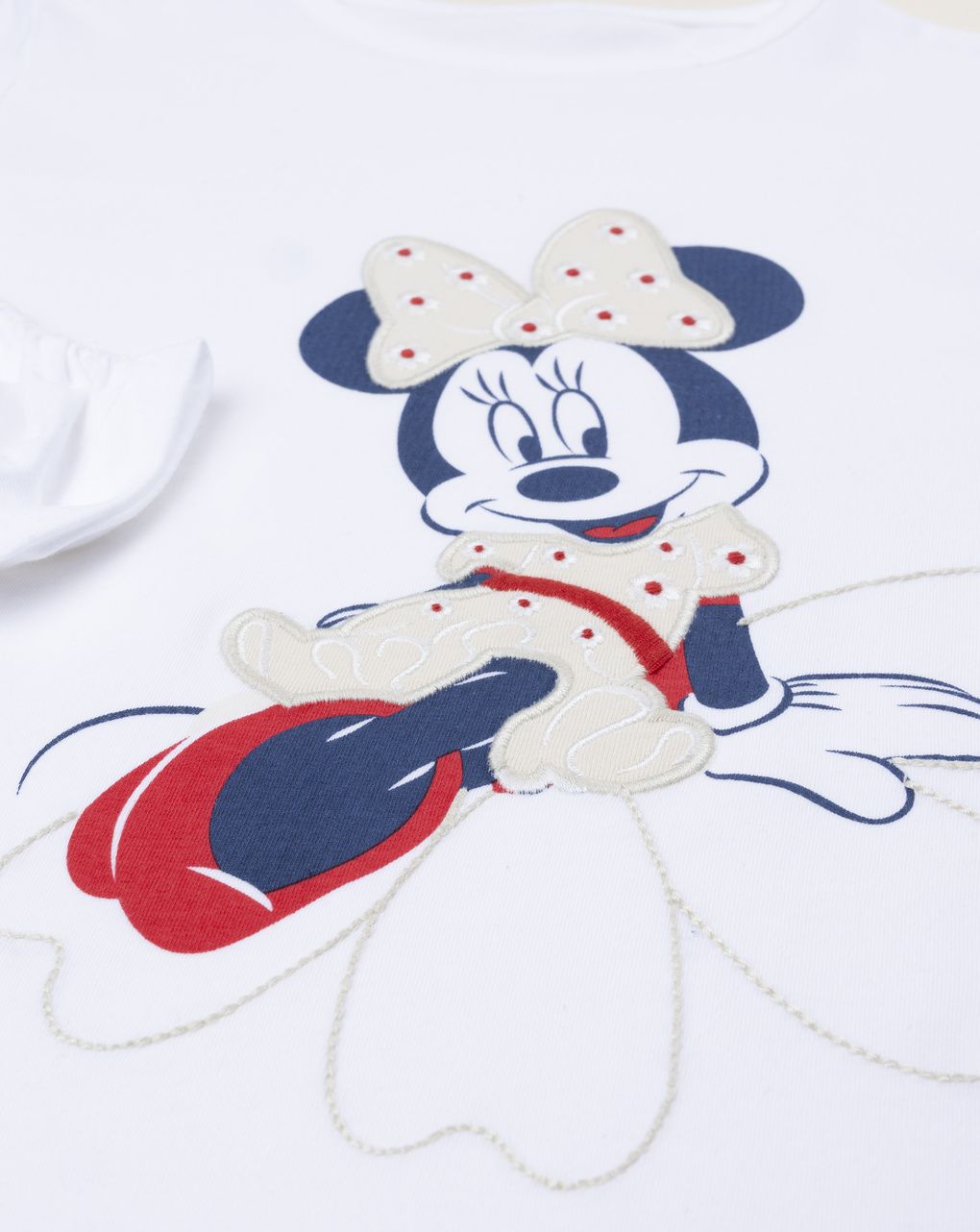 T-shirt bimba bianca minnie
