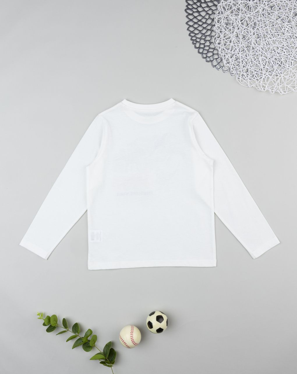 T-shirt bambino bianca stampa dinosauri