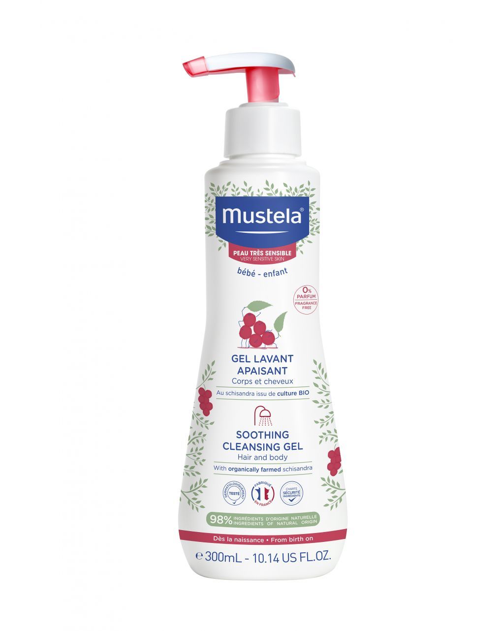 Gel detergente lenitivo 300ml - mustela