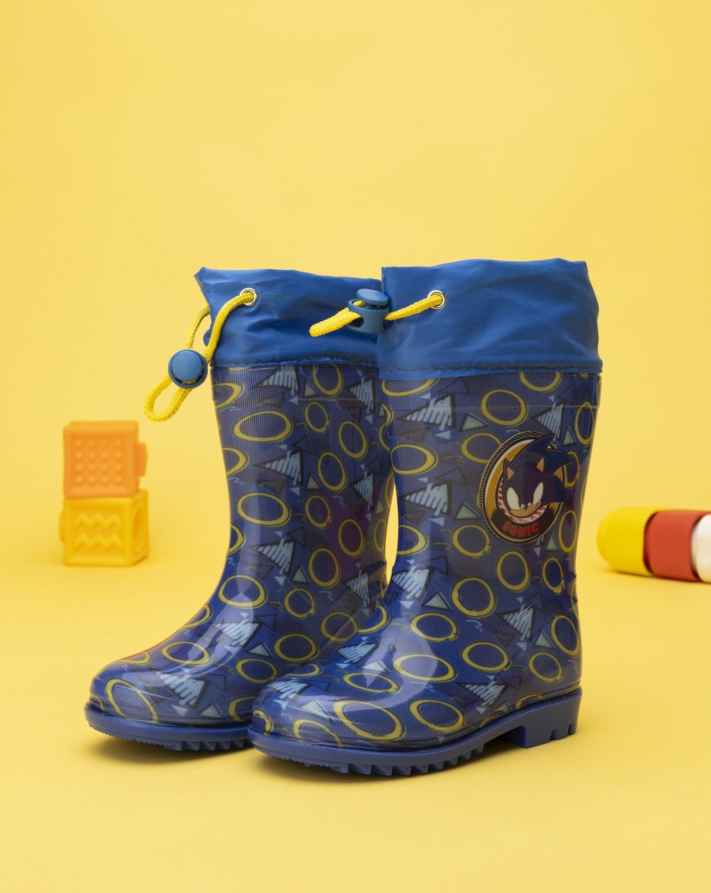 Stivali pioggia blu bimbo sonic