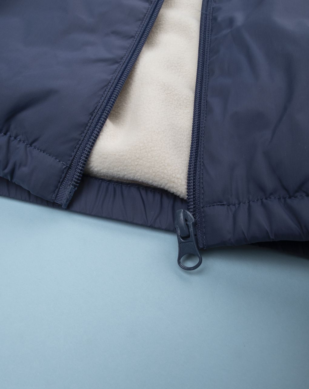 Giubbino antivento bambino blu