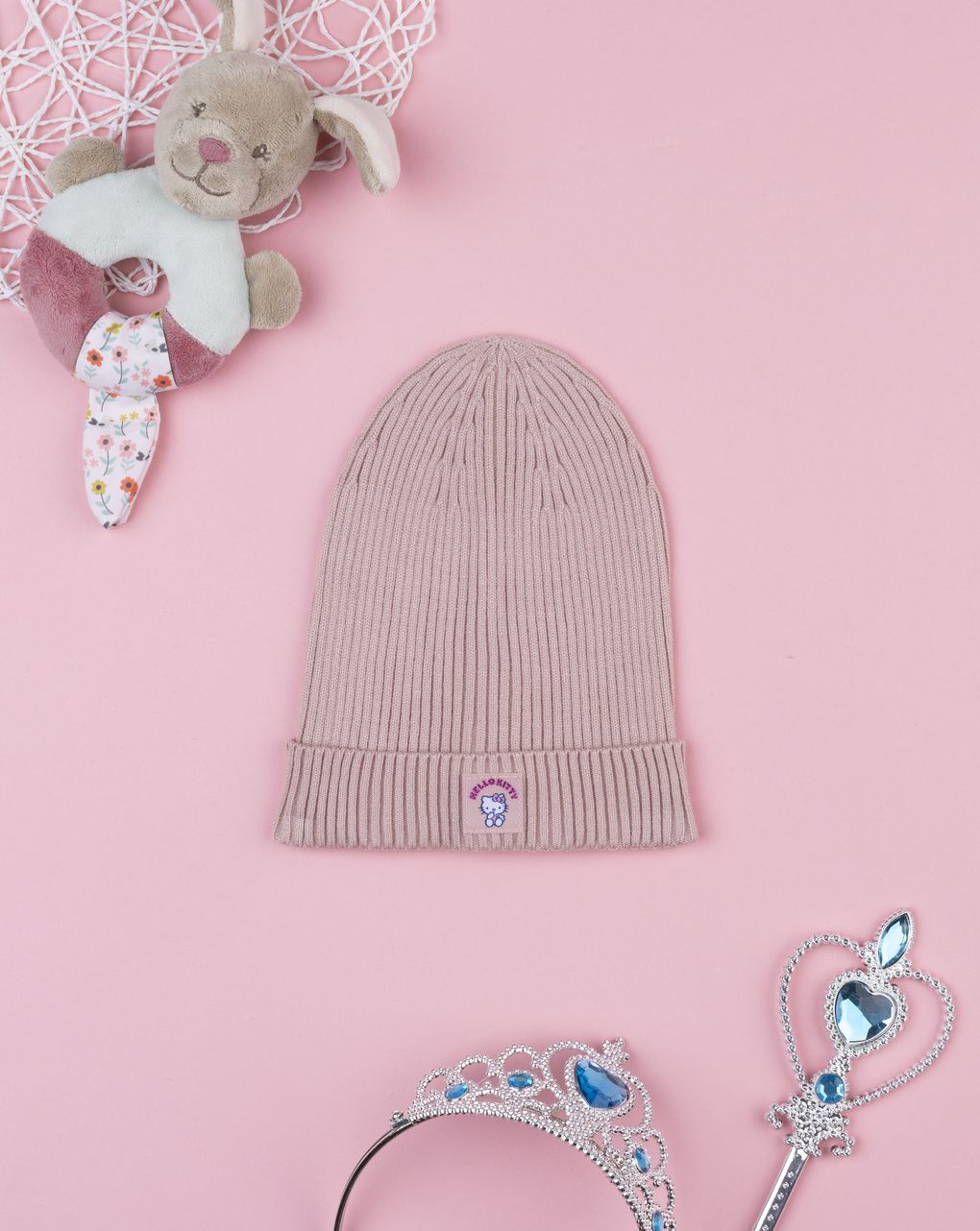 Berretto bambina rosa disney minnie