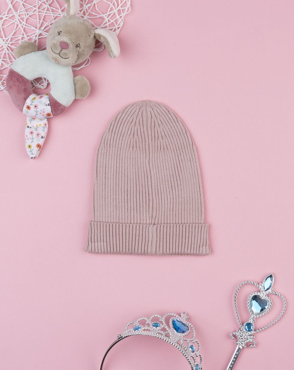 Berretto bambina rosa disney minnie