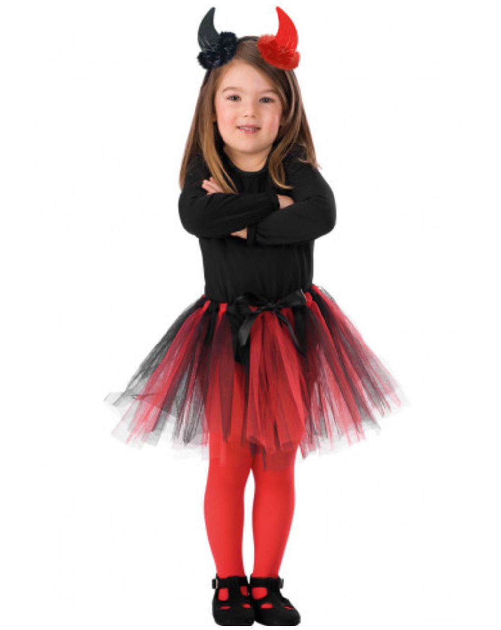 Set diavoletta bambina - gonna cerchietto - carnival toys