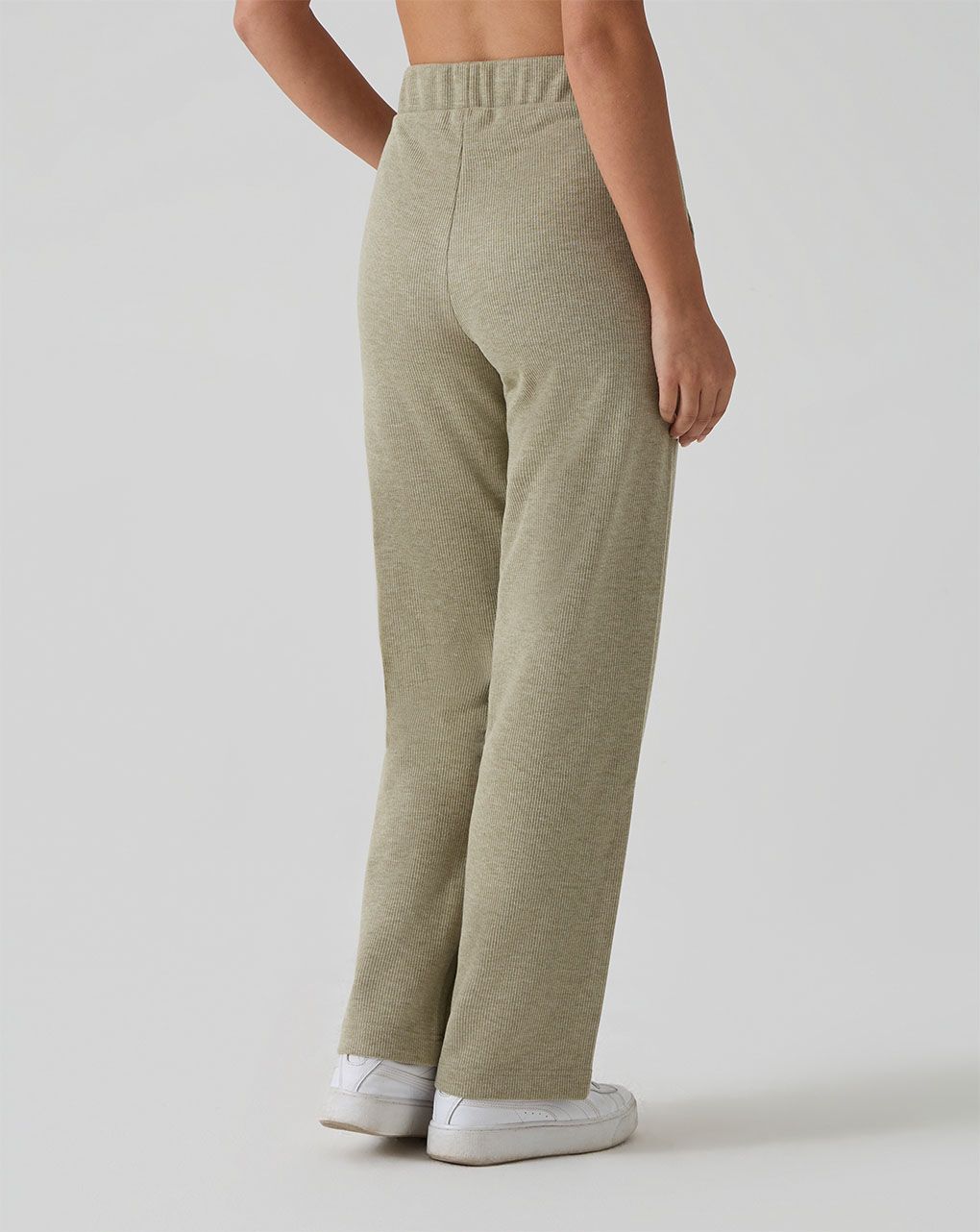 Pantapalazzo premaman fake tricot verde