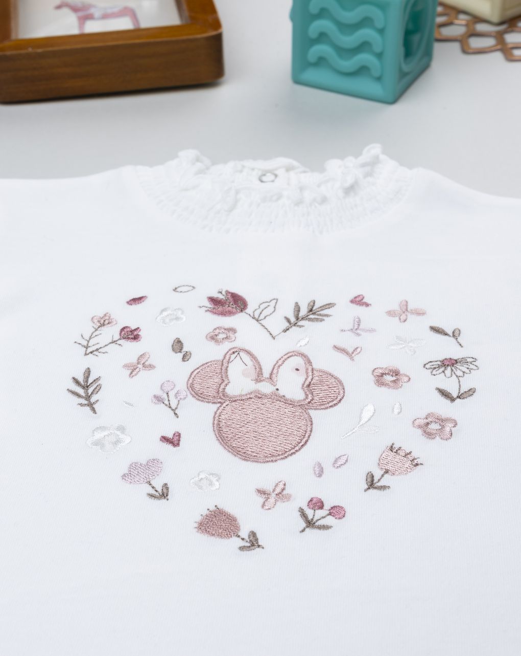 T-shirt bimba minnie bianca