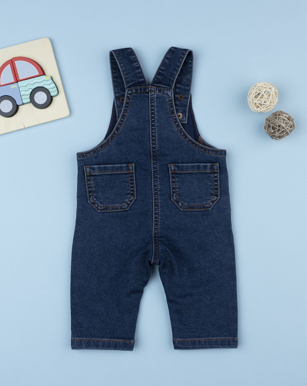 Salopette bimbo blu denim
