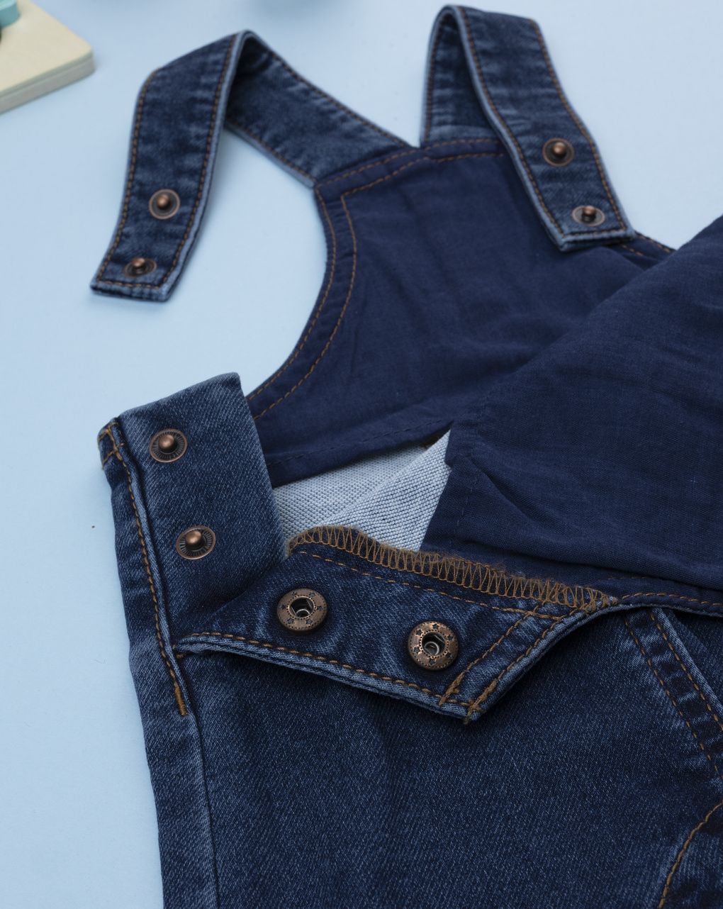 Salopette bimbo blu denim