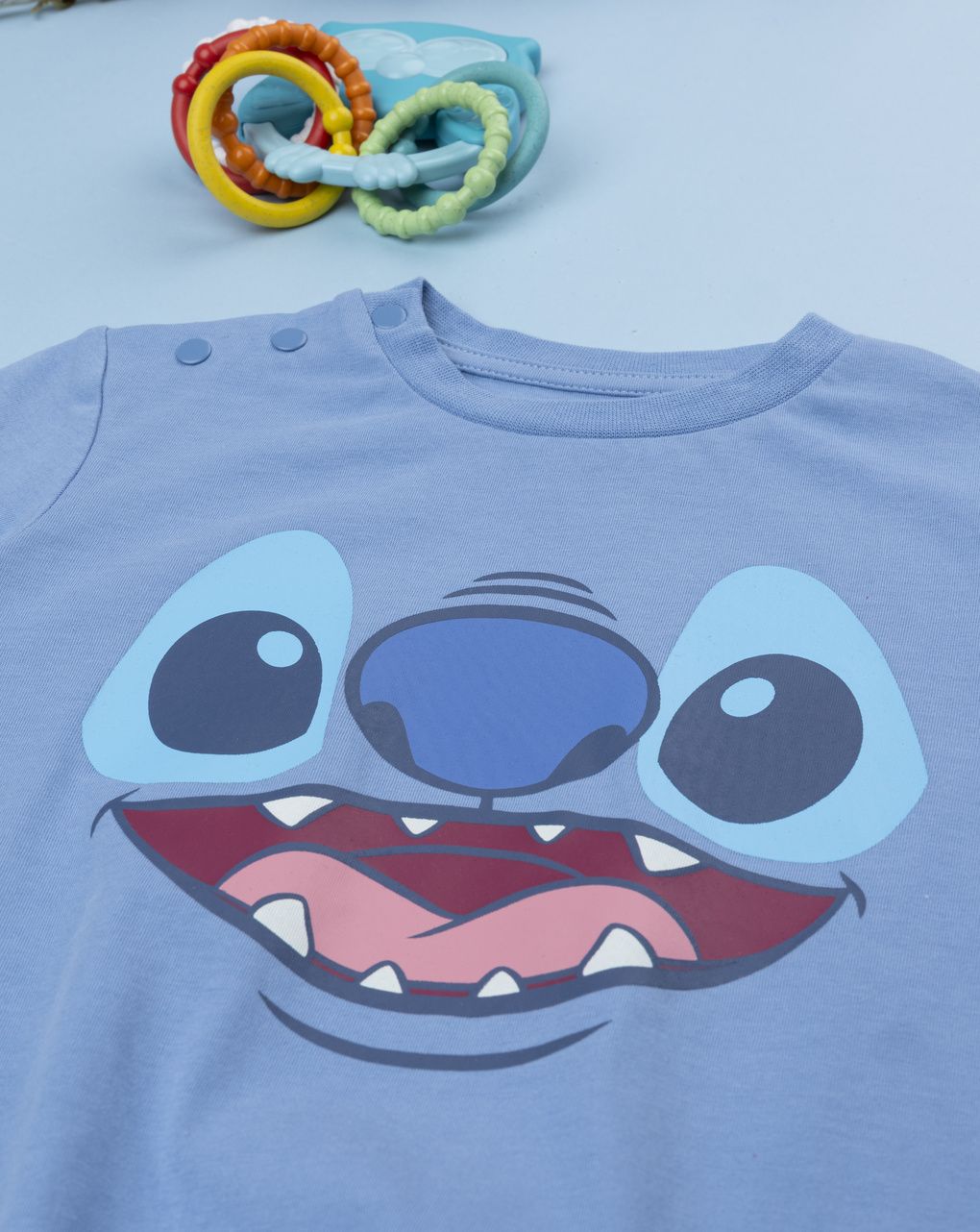 Pigiama bimbo stitch azzurro