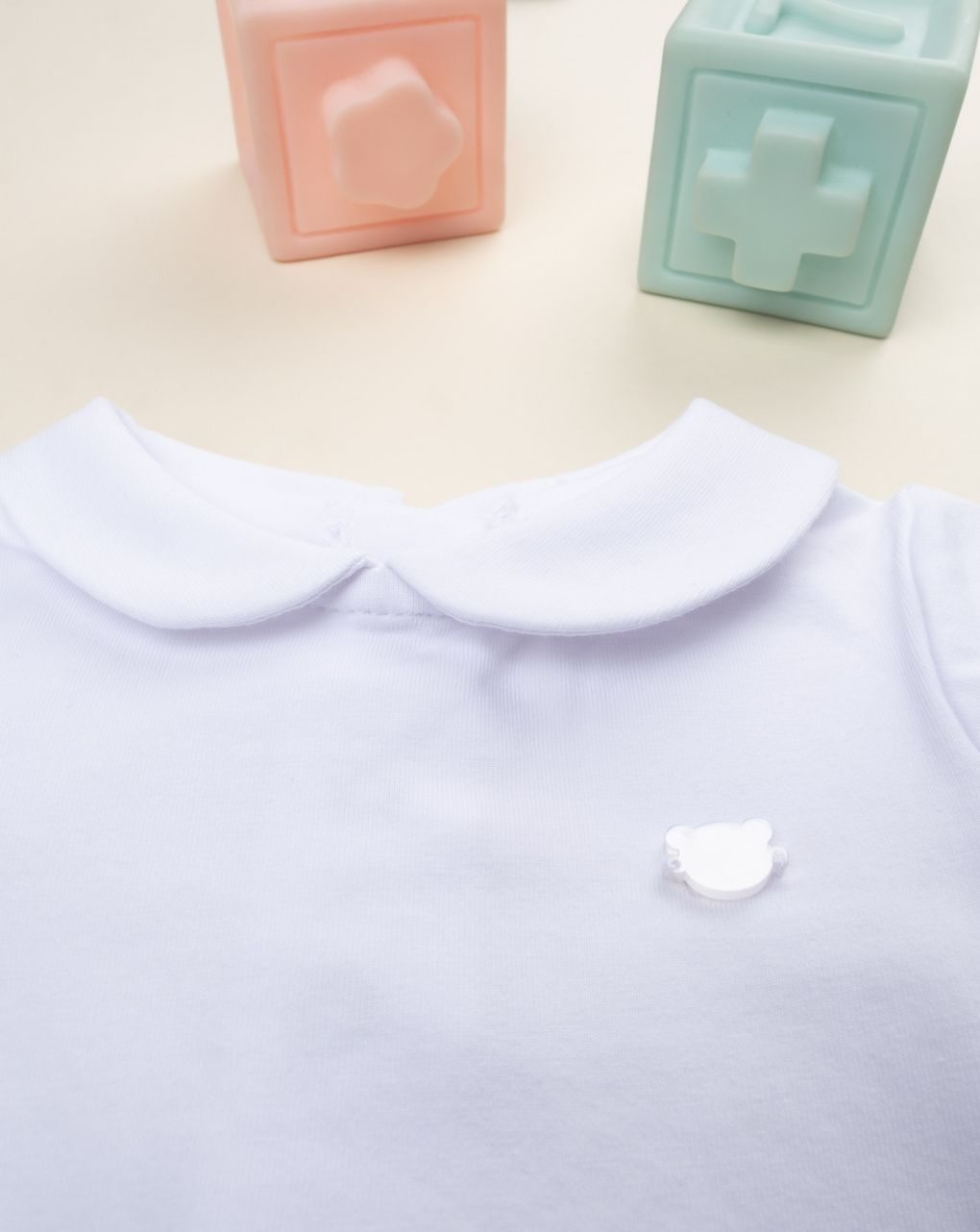 Body bianco manica corta bimbo