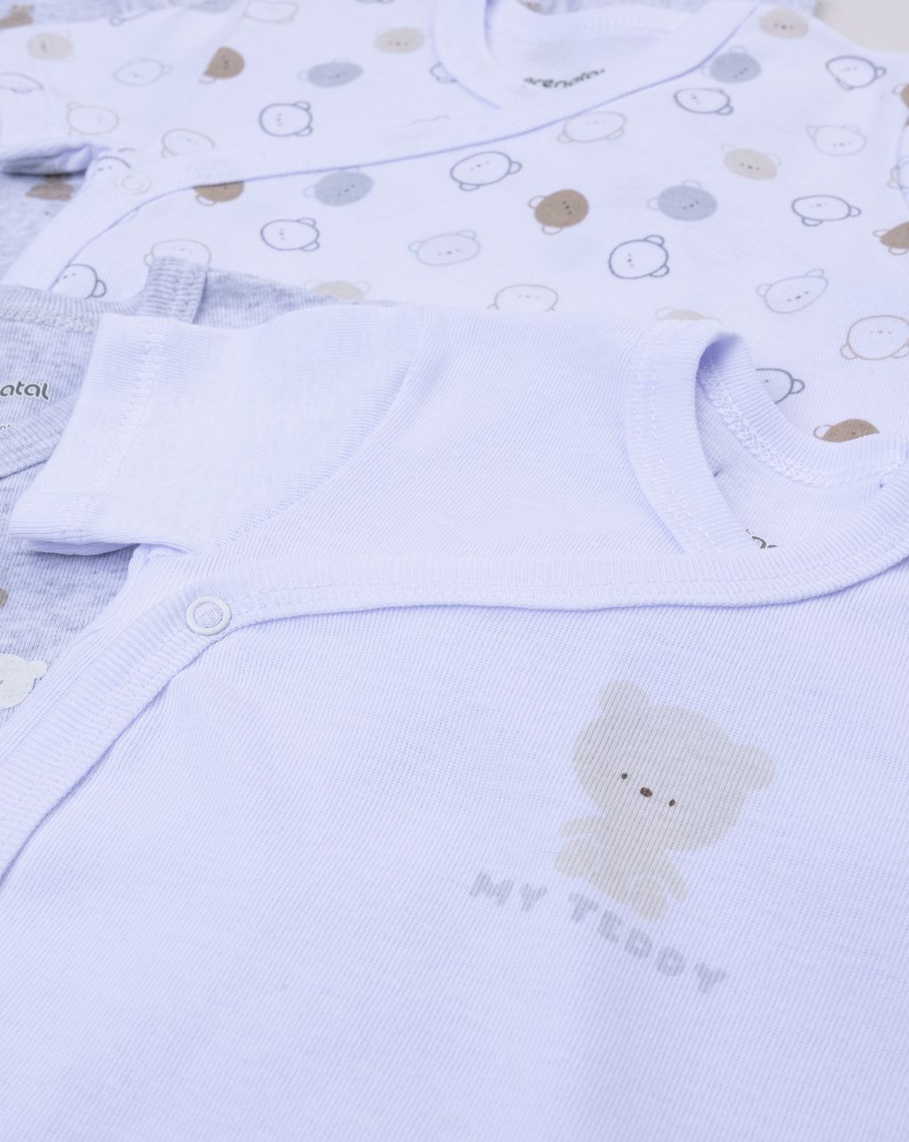 Pack 5 body maniche corte neonato orsetto