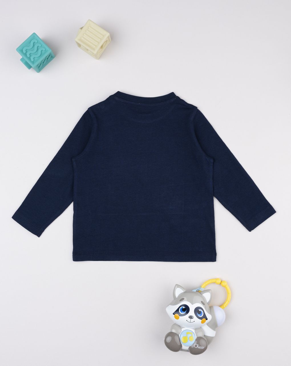 T-shirt bimbo blu stampa "happy frienda"