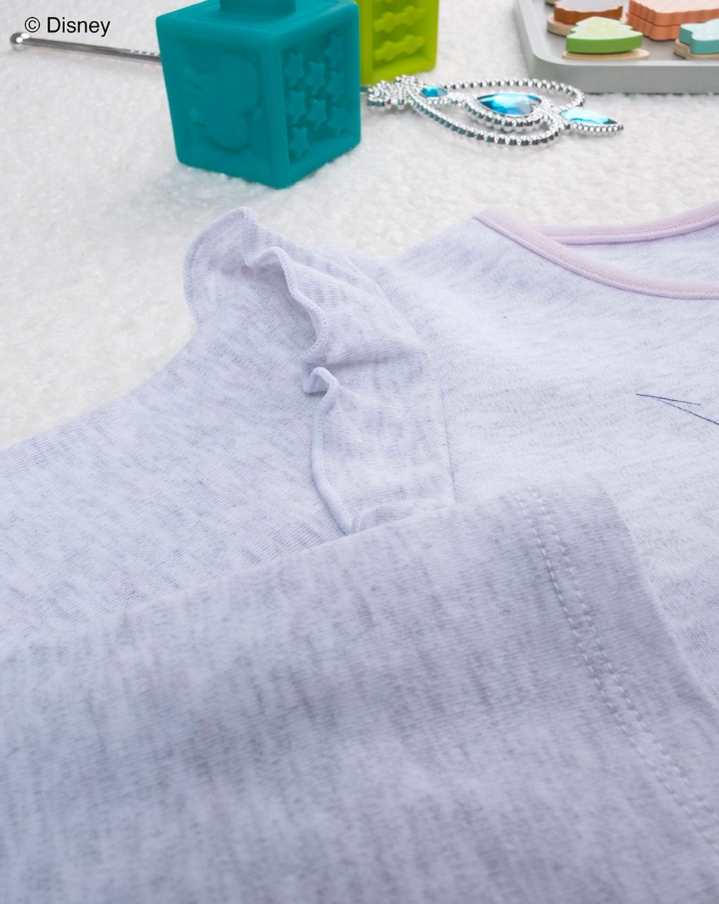 Pigiama bambina grigio/rosa trilly