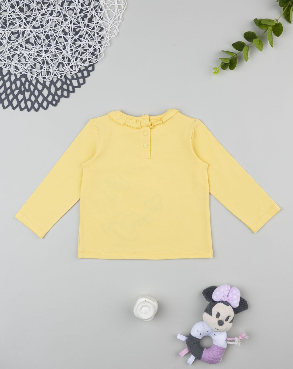 T-shirt bimba minnie gialla
