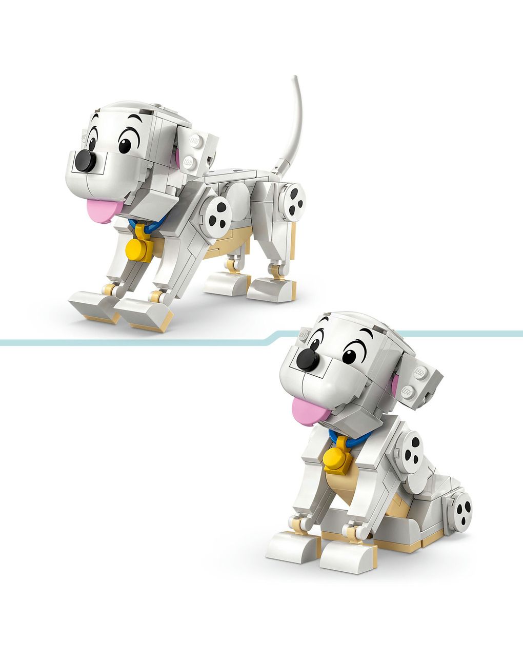 Lego disney 43271 pongo e peggy - la carica dei 101 6+