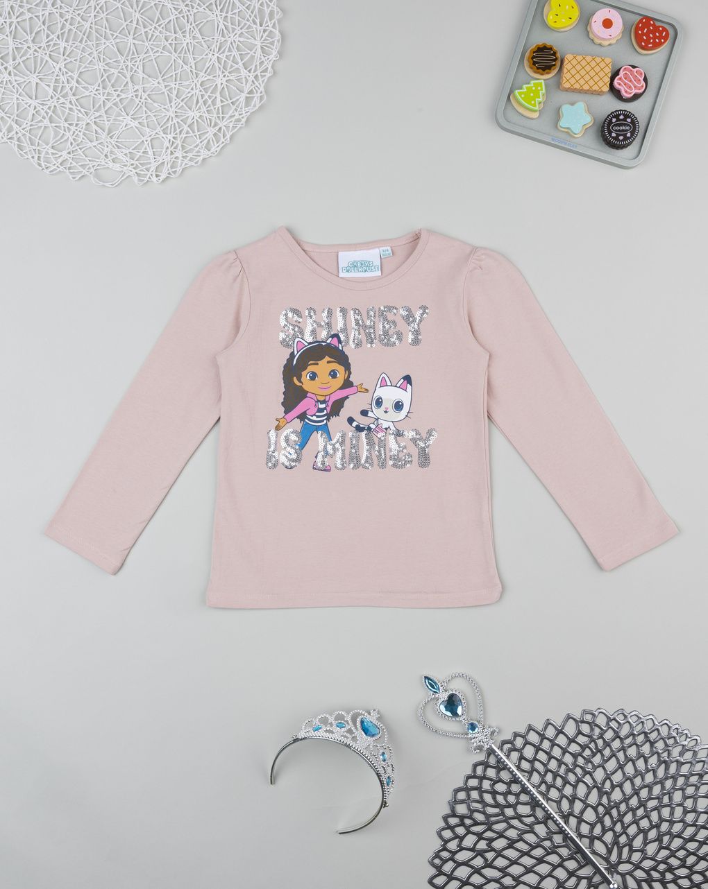 T-shirt rosa bambina gabby