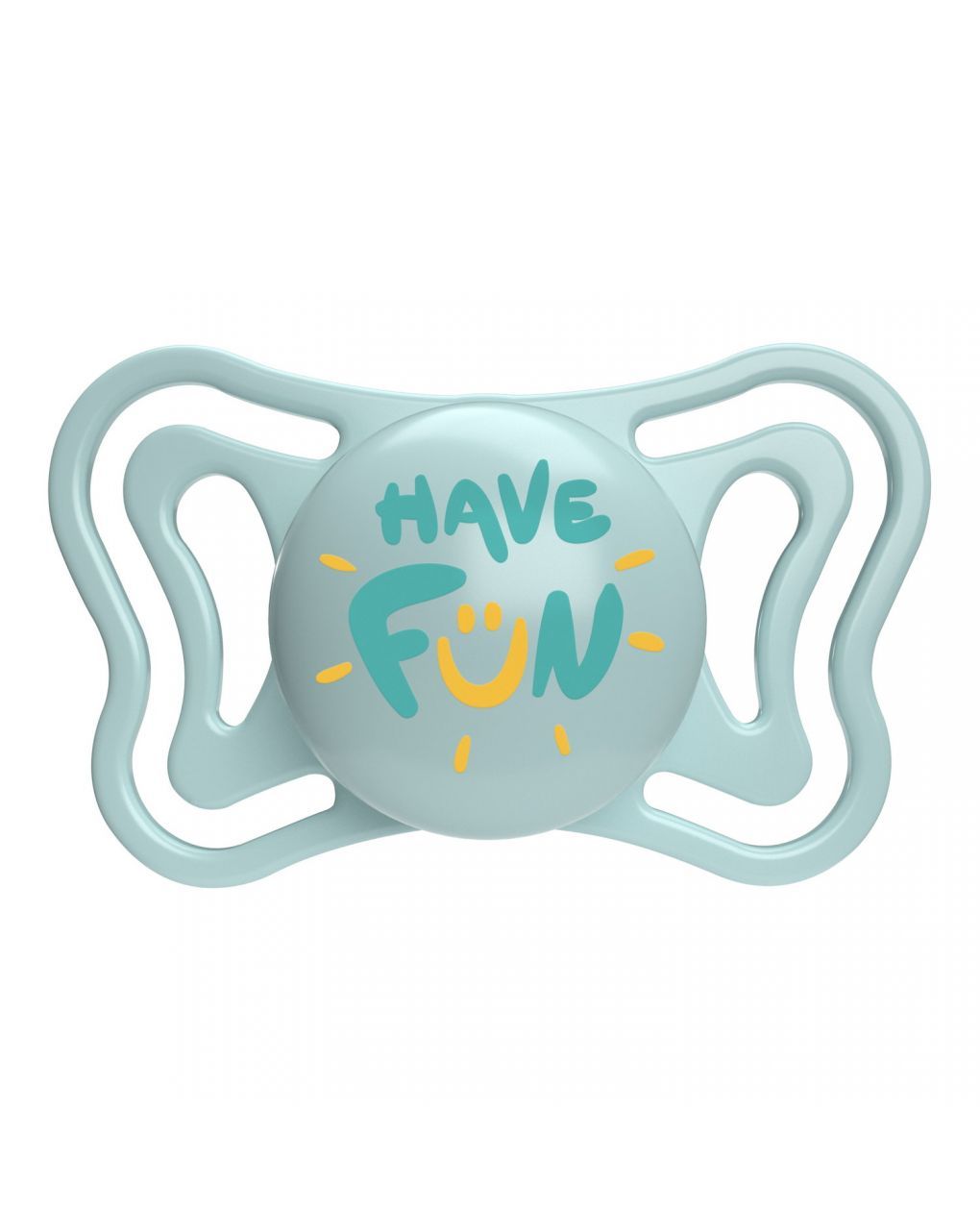 2 succhietti physio light silicone 6-16m azzurro – chicco