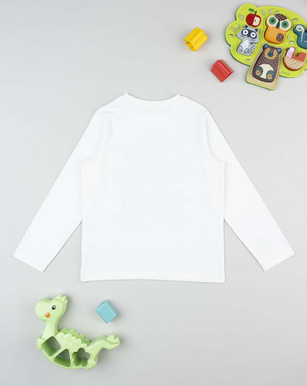T-shirt bambino panna stampa
