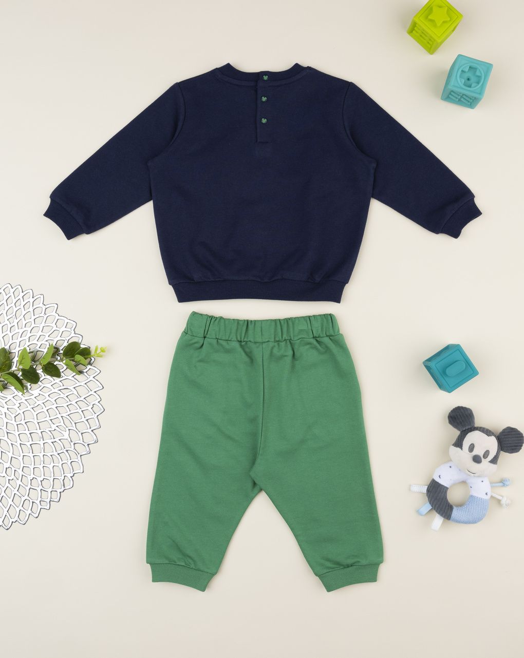 Completo jogging bimbo mickey mouse