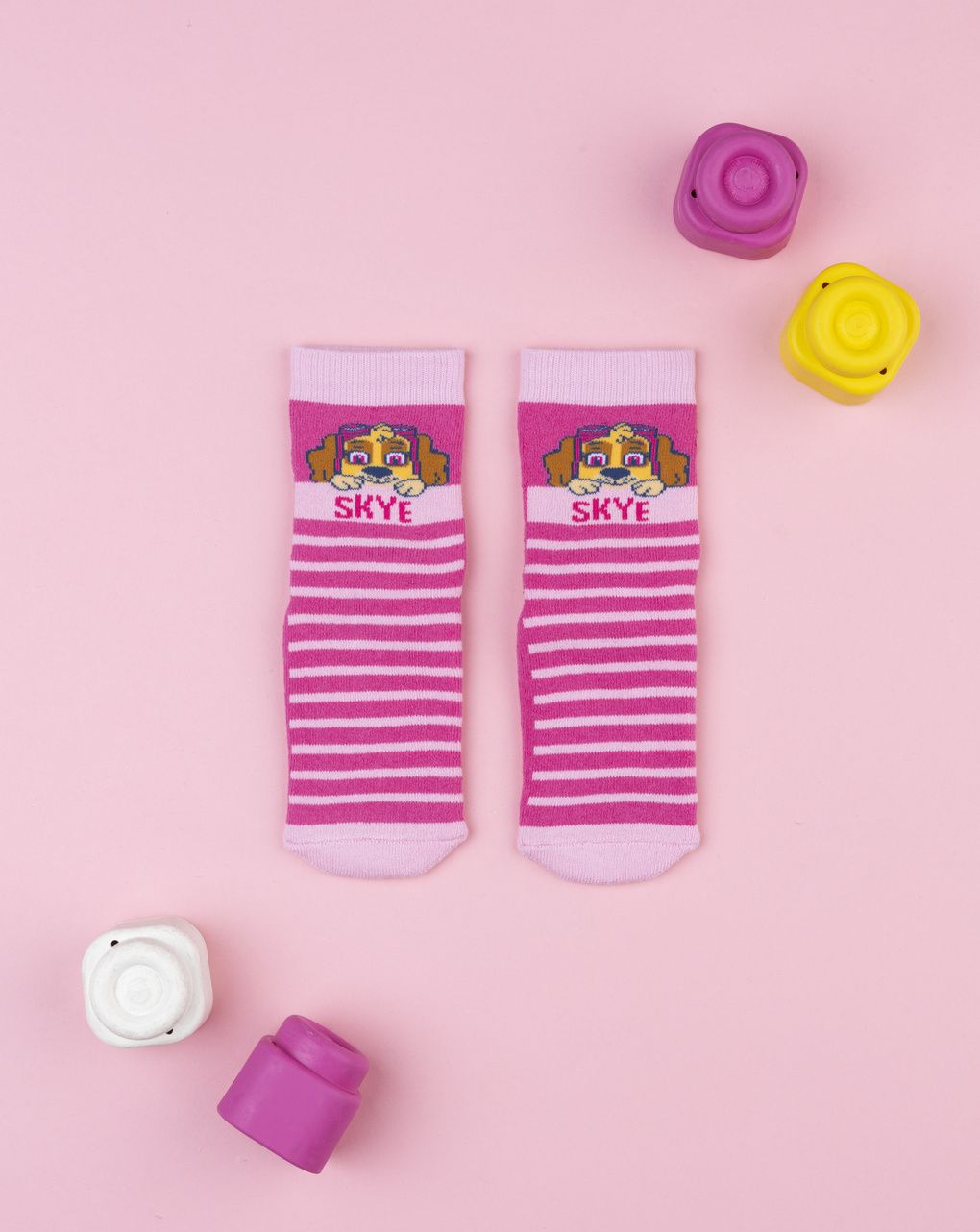 Antiscivolo bimba paw patrol rosa/fucsia